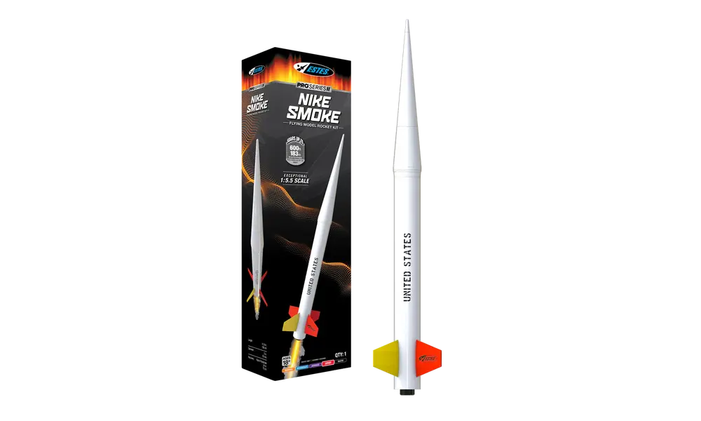 Nike smoke Pro series II model rocket kit model rocketry