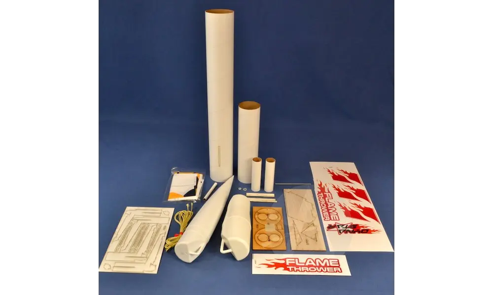 Модель ракети з двома двигунами вогнемета - Apogee - діаметр 2,6 дюйма, 3 image model rocketry