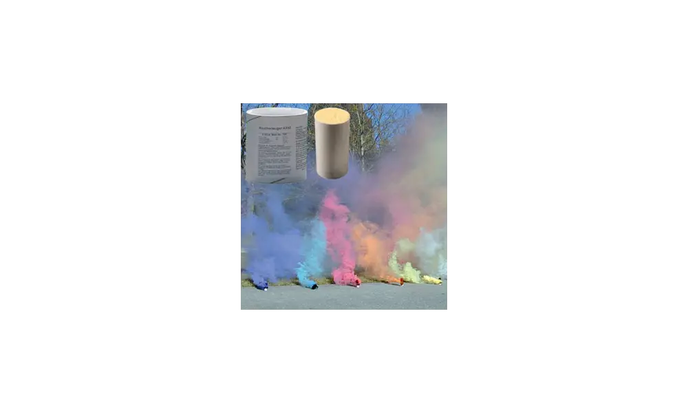 5x AX-60  smoke cartridges (32mm diameter) mixed colours model rocketry