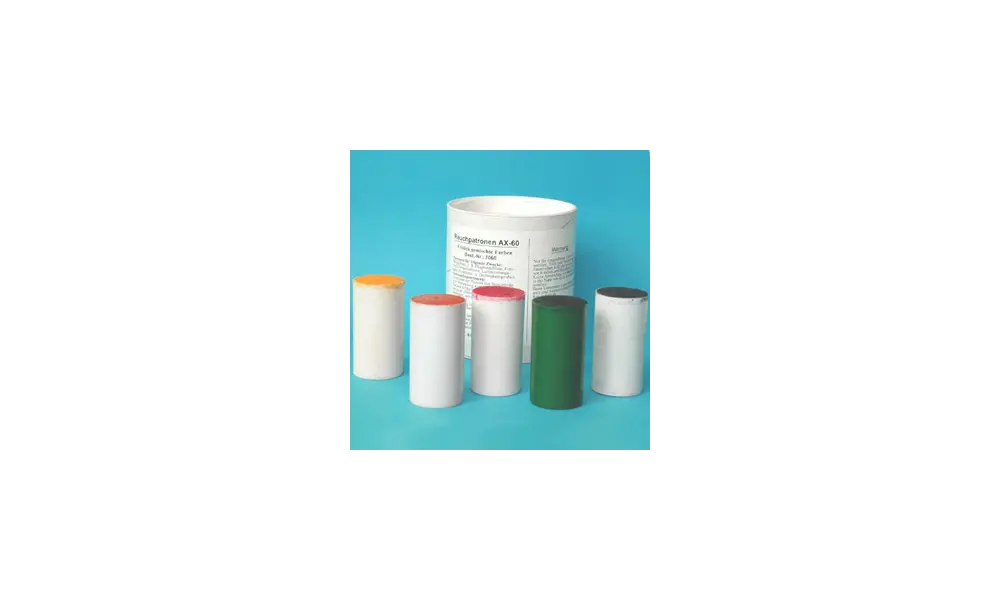 5x AX-60  smoke cartridges (32mm diameter) mixed colours, 2 image model rocketry