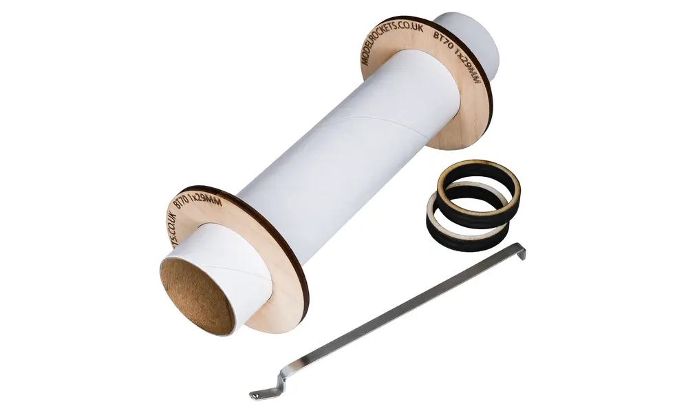 UKROC 2025 Starter kit of bits - BT70 / BT80 with 3x18mm or 1x29mm motor mount options. (25), 18 image model rocketry