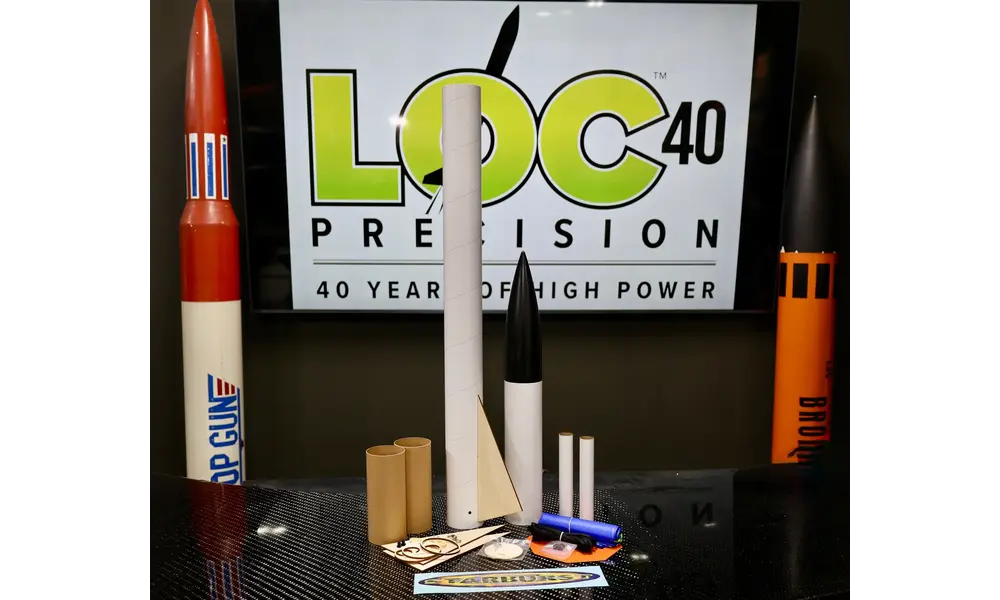2.63 Starburst model rocket kit -  LOC Precision, 2 image model rocketry