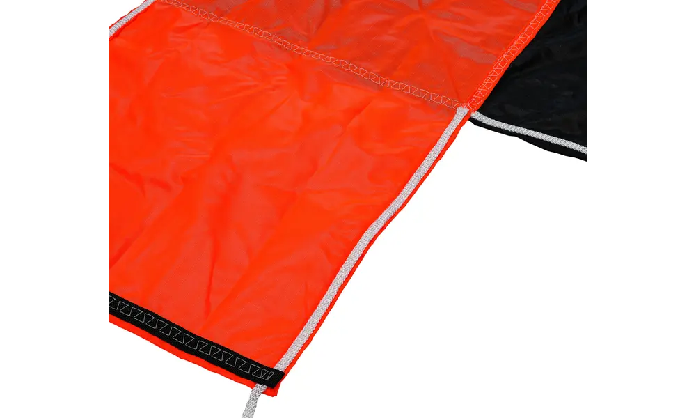 36" (914 mm) verstärkter Toplight-Fallschirm vom Typ Ultra-X (Neonorange/Schwarz), 5 image