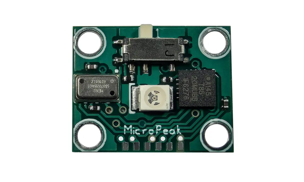 Altímetro MicroPeak de hasta 30 480 m (100 000 pies) y ultra pequeño (Altus Metrum), Opciones de producto: Altímetro de pico micro (pequeño)
