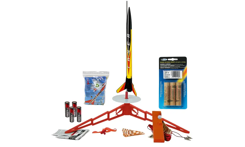 Deluxe Taser Ready to Fly Startset - inkl. 3 Motoren und Watte - Estes
