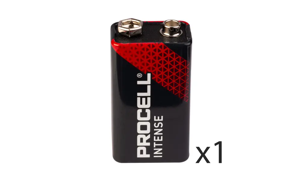 9V Batterie für Klima Launch Controller (PP3) Duracell Procell Intense Power