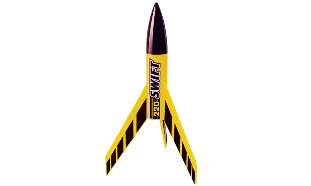 Estes 220 Swift model rocket kit - skill level 1,14mm small but fast!, 2 image model rocketry