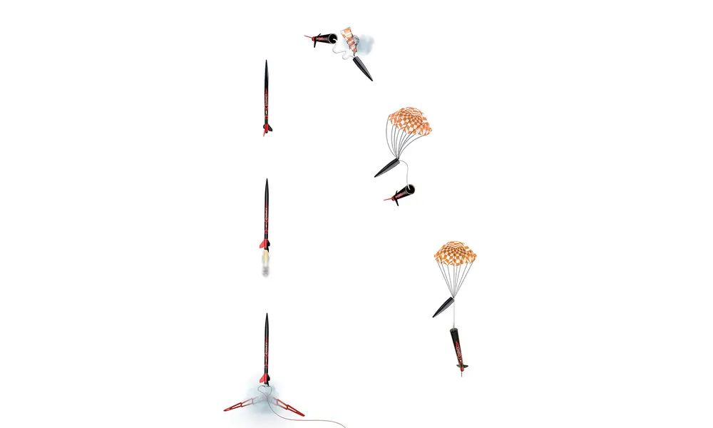 Journey Ready to fly model rocket kit 18mm mount A-C motors - Estes, 3 image model rocketry