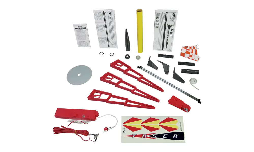 Deluxe Taser Ready to Fly Startset - inkl. 3 Motoren und Watte - Estes, 8 image