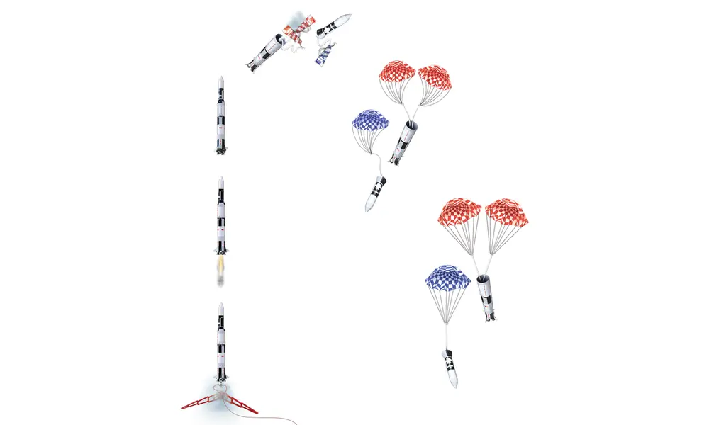 Saturn V Skylab modelraketkit - Estes masterserie, 5 image