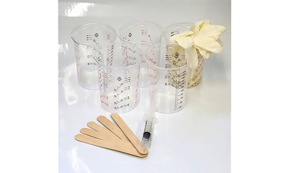 Fiberglass mixing kit up to 500ml model rocketry