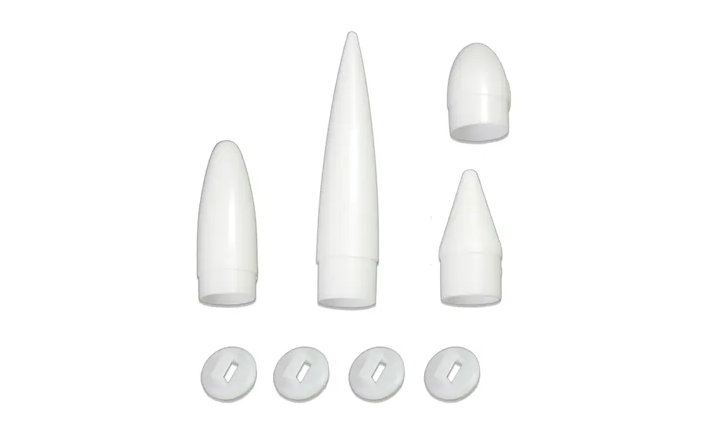 Estes NC-20 Noskon (4-pack) - Passar BT20-rör, Other product options: Estes BT20 nose cones (4 pack) model rocketry