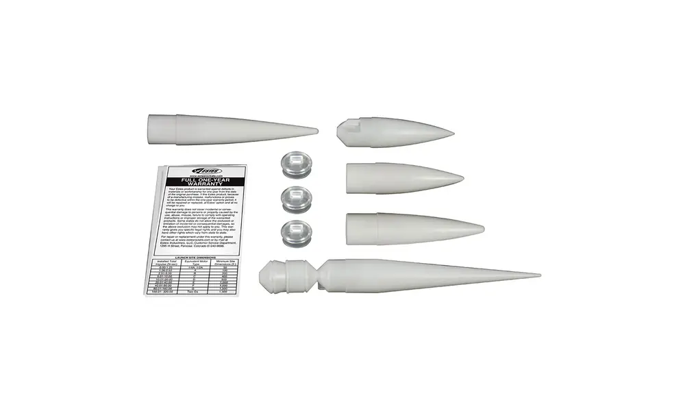 Estes NC-50 Nose cone (5 pack) - Fits BT50 tube, Other product options: Estes BT50 nose cones (5 pack) model rocketry