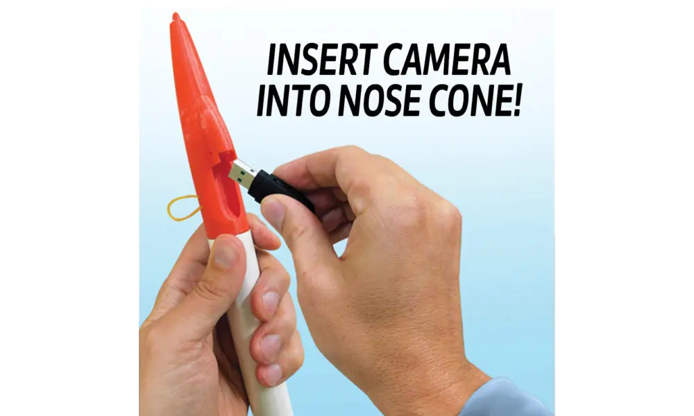 Estes Astrocam model rocket kit -25mm rocket with camera, 18mm A-C motors, ready to fly, Other product options: Astrocam Rocket, 4 image model rocketry