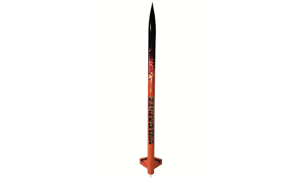 Vulcanite model rocket kit E-I engines 38mm motor mount mid to high power - This flys high! model rocketry
