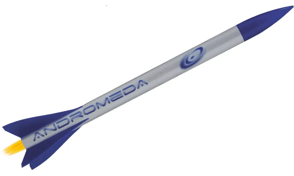 Klima Andromeda modellraketbyggsats Raketkluster 4 raketer utmanande byggnation model rocketry