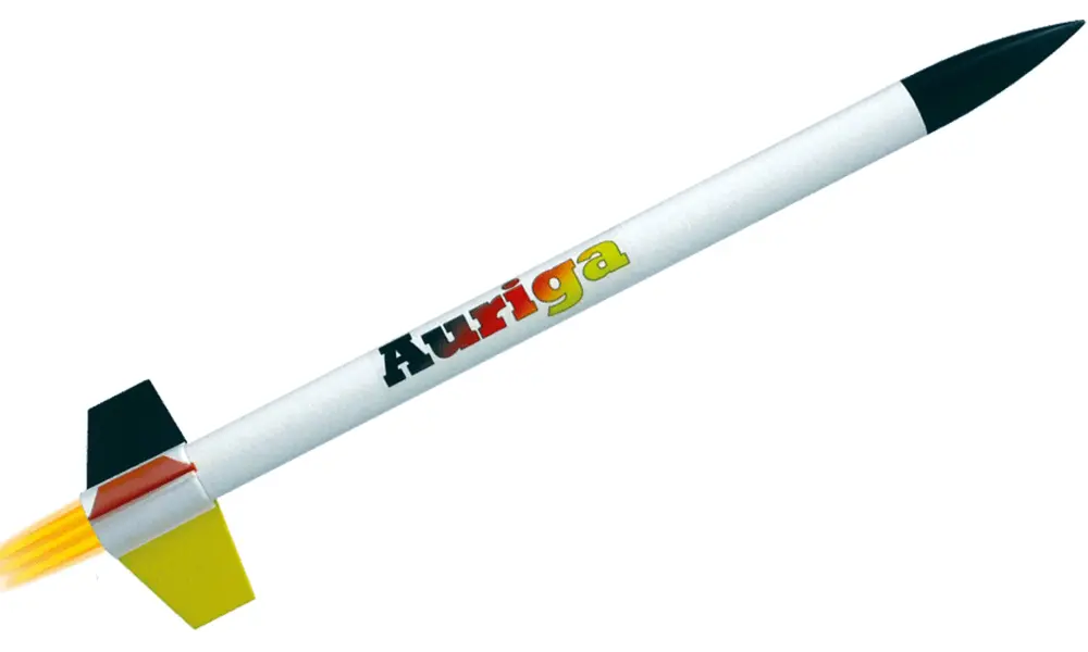 Kit de cohete modelo Klima Auriga cohete de grupo 3 de nivel de entrada