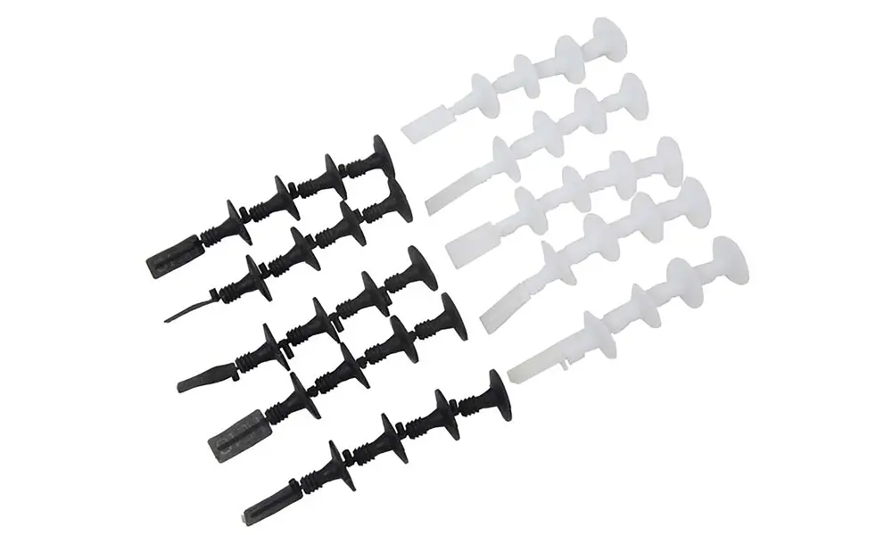 Zünd-/Starterstecker (5 Schwarz, 5 Weiß) Estes C11, D12, E9, E16, Produktoptionen: Motorstecker - Schwarz & Weiß