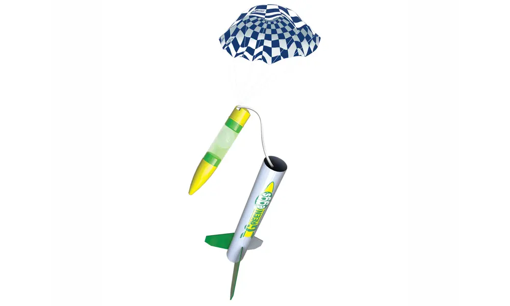 Estes Green Eggs model rocket kit - 46mm payloader-C-D engines-skill level 2, 5 image model rocketry