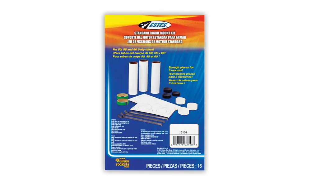 Regular engine/motor mount kit - Estes, 2 image model rocketry