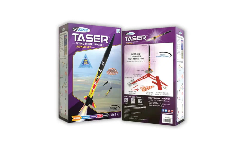 Deluxe Taser Ready to Fly Startset - inkl. 3 Motoren und Watte - Estes, 3 image