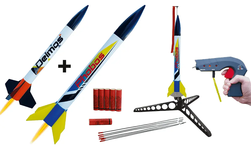 Startovací sada Phobos & Deimos Deluxe EZ All in pro 6 startů, model rakety
