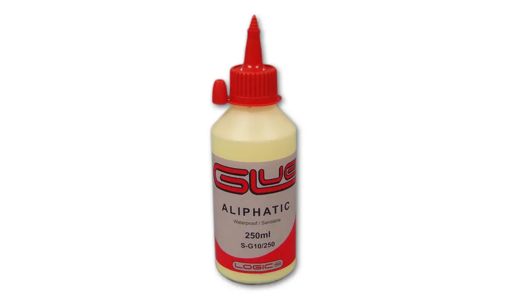 Colle aliphatique 250ml pour matériaux poreux LogicRC, Options du produit: LogicRC Colle aliphatique bois/carte/papier 250ml
