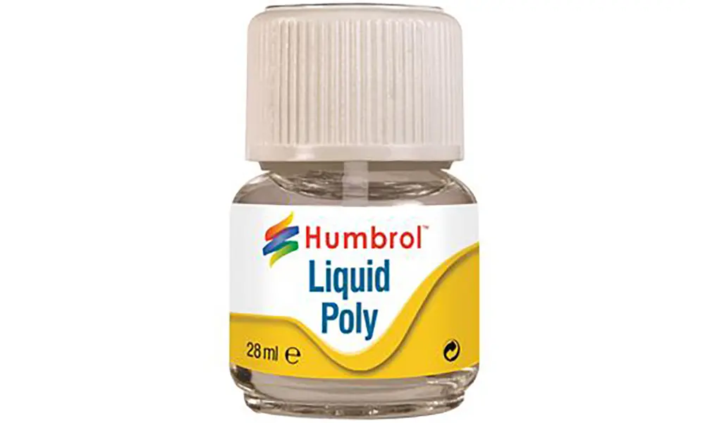 Plastikowy Policement 28ml butelka Humbrol - Klej do plastiku, Opcje produktu: Humbrol 28ml Płynny cement poliplastikowy