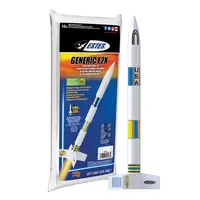 Generic E2X model rocket kit - easy to assemble- A-C motors, 18mm mount - Estes model rocketry