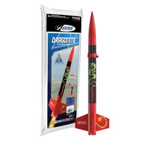 Dragonite E2X model rocket kit, easy to assemble A-C motors, minimal building, max flying! model rocketry