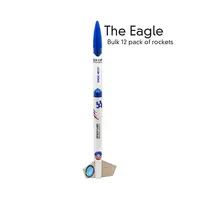 12x Estes Eagle S.C.R.V team kit - Glue on fins model rocketry