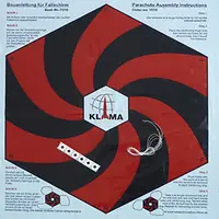 Комплект парашута 400 мм 40 см - самостійне складання - Klima, Інші варіанти продукції: 400-мм парашут Klima - самостійне складання model rocketry