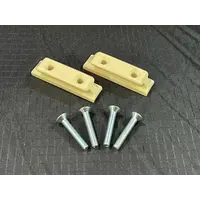 Terminales para riel de lanzamiento lineal - precisión loc - 1" (25,4 mm) x 2 piezas