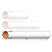 Runkoputki 75 mm x 500 mm - 3 uraa - runko Klima model rocketry