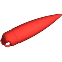 26 mm næsekeglespids, rød ABS-plast, Andre produktmuligheder: Klima næsekegle 26 mm rød model rocketry