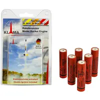 ABC Six Pack 18mm Klima-modell raketmotorer (2xA6-4, 2xB4-4, 2xC6-7) model rocketry