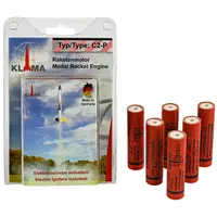 C2-P Six Pack 18mm Klima-modell raketmotorer (PLUGGED) motor model rocketry