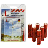 Moteurs de fusée modèle C6-7 Six Pack 18 mm Klima