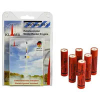 D9-3 Six Pack 18mm Klima modell raketmotorer motor model rocketry
