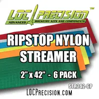 4" x 40" Nylon streamer, Weitere Produktoptionen: 4 x 40 Zoll Nylon-Streamer (1er-Packung)