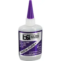 BSI Black rubber toughened cyanoacrylate CA glue 1oz (29.5ml) [CLONE], Opzioni del prodotto: Colla super riempitiva BSI da 2 once