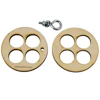 99 mm (3,9 tum) ytterdiameter till 4 x 29 mm innerdiameter Centreringsringar för LOC 3,9 tum (99 mm) flygkropp, Andra produktalternativ: 99mm OD 4x29mm ID LOC-CR model rocketry