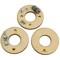 Centreringsringar med 99 mm (3,9 tum) ytterdiameter till 38 mm innerdiameter för LOC 99 mm flygkropp, Andra produktalternativ: 99mm OD 38mm ID LOC-CR model rocketry