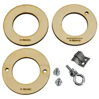 Centreringsringar med 99 mm (3,9 tum) ytterdiameter till 54 mm innerdiameter för LOC 99 mm flygkropp, Andra produktalternativ: 99mm OD 54mm ID LOC-CR model rocketry