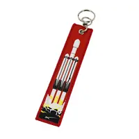 Spacex Falcon heavy / Remove before flight key chain ring, Opciones de producto: Llavero SpaceX Falcon Heavy