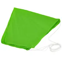 24" neonowozielony 1,7oz nylon ripstop spadochron topflight TFR standard, Opcje produktu: 24-calowy neonowy zielony