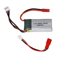 Batteria Lipo 350mAh 7.4v 2S con connettore JST-RCY