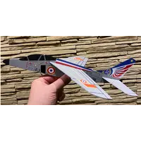 Alpha Jet Model Rocket Glider for TSP engines model rocketry