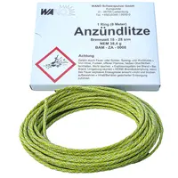 8m Ignition wire slow (yellow) 18-28 seconds/meter, Productopties: Ontstekingskabel geel (traag)