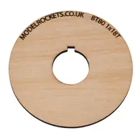 2x BT80 (65mm) 1 anello di centraggio da 18mm con apertura per gancio di fissaggio (compensato da 3mm), Opzioni del prodotto: BT80 1x18mm (gancio)